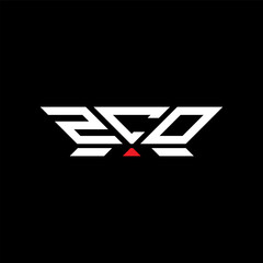 ZCO letter logo vector design, ZCO simple and modern logo. ZCO luxurious alphabet design