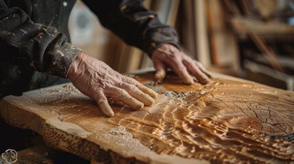Each piece of wood tells a story, from its natural grain to the marks left by the carver's hand.