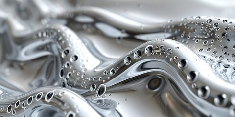 Random mechanical widgets, minimalist abstract, oil slick render, anisotropic metal, crystal and glass 