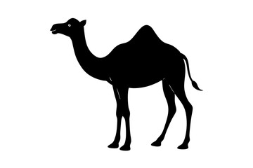 camel on the beach, camel vector illustration, camel silhouette, animal silhouette isolated vector Illustration, png, Funny cute camel, Jumping cartoon camels
