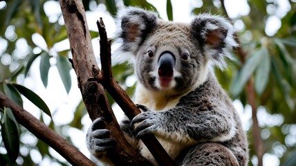 Fototapeta premium koala in tree