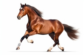 Obraz premium Majestic Chestnut Horse in Motion