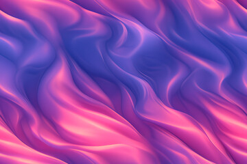 Obraz premium A seamless pattern of wavy abstract shapes in shades of pink and purple, creating a fluid and dynamic design, perfect for modern projects.