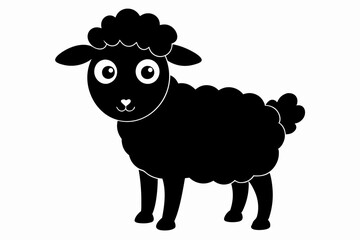illustration of sheep, sheep vector illustration, sheep silhouette, animal silhouette isolated vector Illustration, png, Funny cute otter, Jumping cartoon Pats