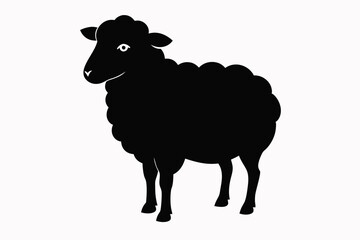 illustration of sheep, sheep vector illustration, sheep silhouette, animal silhouette isolated vector Illustration, png, Funny cute otter, Jumping cartoon Pats