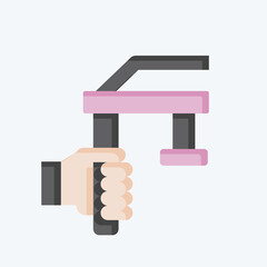 Obraz premium Icon Fuel Injector. related to Car Maintenance symbol. flat style. simple illustration