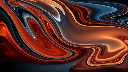 4K Texture of abstract fluid art. background made of abstract paint mixed with effects. artwork in liquid acrylic using haphazardly blended pigments. Suitable for backgrounds and posters. Abundant hue