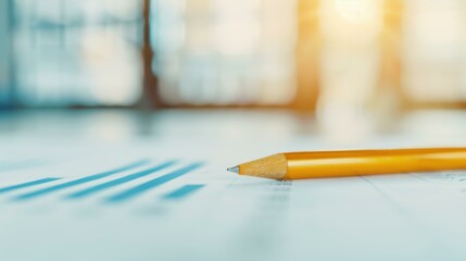 A close-up of financial graphs and charts being analyzed during a business meeting.