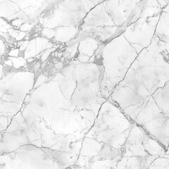 Obraz premium Elegant White Marble Texture with Subtle Gray Veins, Featuring Natural Material Aesthetics, Ideal for Architectural Design, AI-Generated, High-Resolution Wallpaper