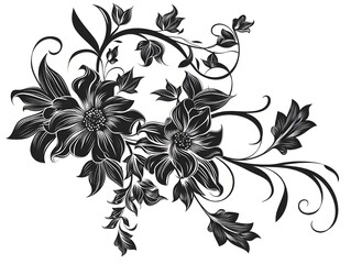 abstract floral design