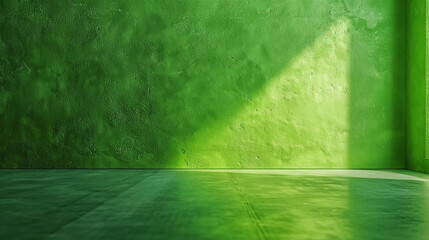 AI art, green wall background