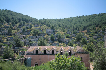The ghost town of Kayakey, Turkey.