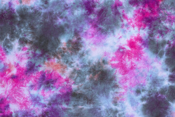 tie dye pattern fabric texture background.