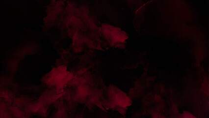 Abstract dark watercolor background texture. Red grunge background. Abstract dark red background. Red fire grunge texture. Burning fire in the cave