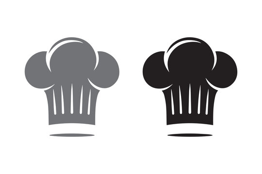 Chef Hat Icon silhouette Vector Illustration art