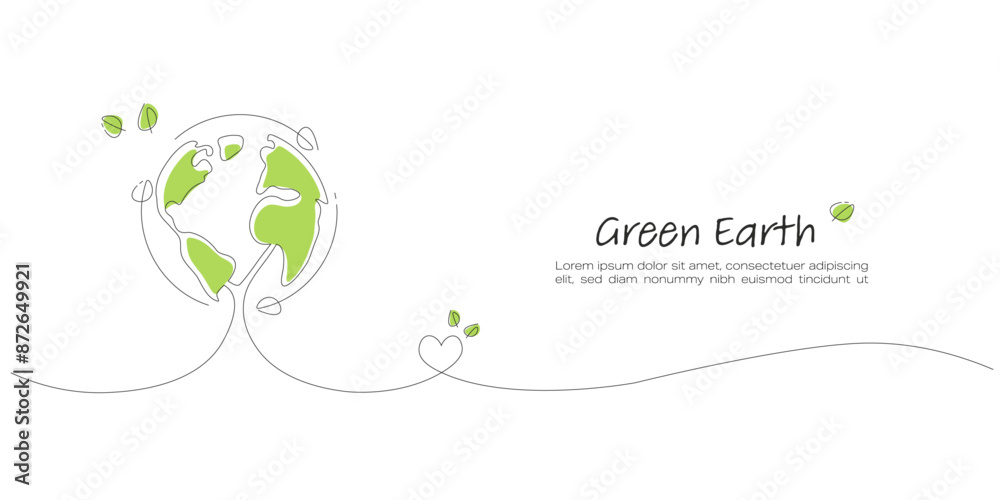 Poster recycle concept. the earth on the tree shape. sustainable of green ecology and environment concept. 