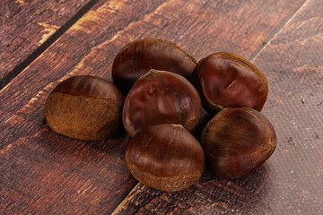 Tasty delicous brown natural Chestnut