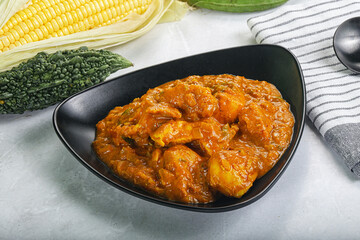 Indian cuisine - Kadai chicken masala