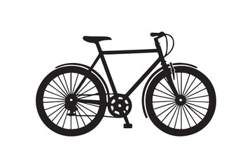 Bicycle Sport Icon silhouette Vector Illustration art
