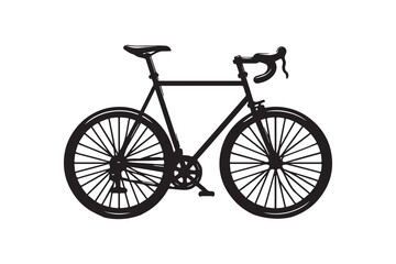 Bicycle Sport Icon silhouette Vector Illustration art