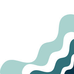 Abstract Wavy Corner