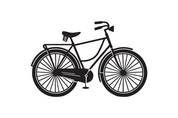 Fototapeta premium Bicycle Sport Icon silhouette Vector Illustration art