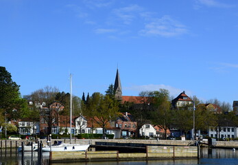 Port at the Baltic Sea in the Town Eckernförde, Schleswig - Holstein