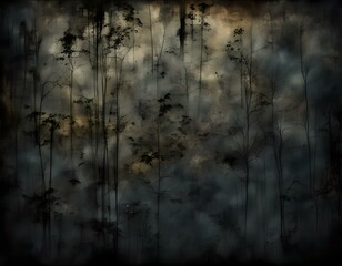 Obraz premium Eerie dark grunge texture