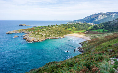 nudist beach,, Sonabia, Castro Urdiales, Cantabria, Spain