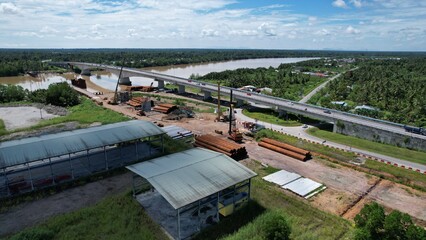 Fototapeta premium defaultThe Batang Sadong Bridge