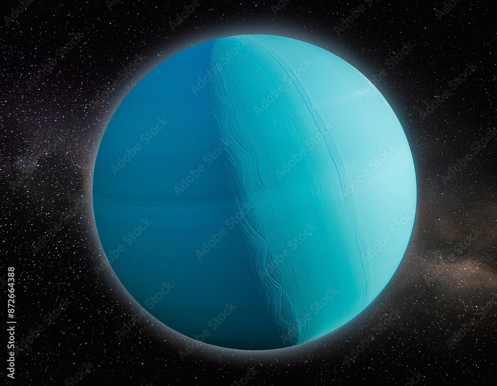 Poster planet in outer space,ai