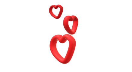 입체 하트 도형 이미지