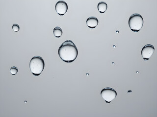 water drops isolated