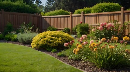 Obraz premium garden with flowers