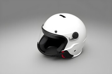 Fototapeta premium helmet on white