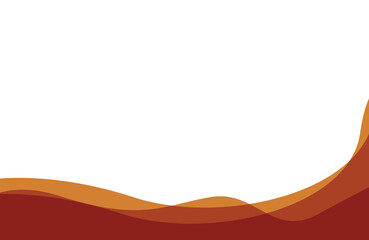 illustration of a abstract orange wave background