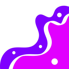 Abstract Wavy Corner