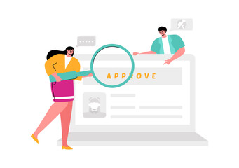 Immigration Consultant Vector Illustration with Counseling Assistance to Provide Advice to People Planning to Move in a Flat Cartoon Background