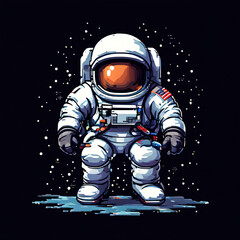 astronaut in space