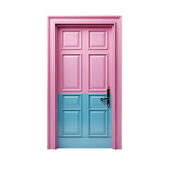 Pink and Blue Door