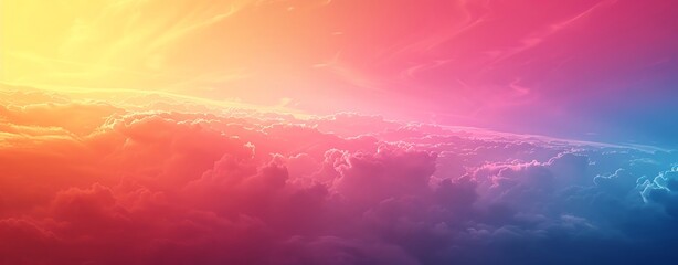 Fototapeta premium Gradient background with smooth transitions and significant white space