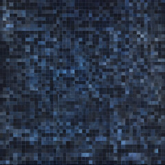 Fototapeta premium dark blue pixel background