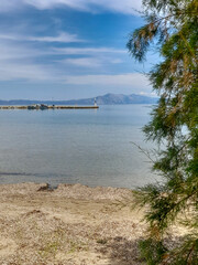 Livanates beach in Greece
