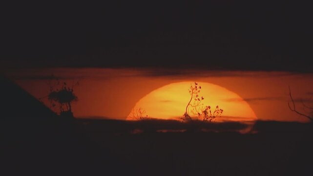 sunrise over the mountains