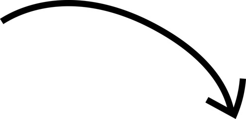 Spiral arrow doodle, wavy twist minimal squiggly line set. Curve comic turn way direction. Playful quirky simple free hand element