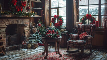 Cozy Christmas Living Room