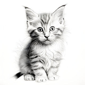 black and white cat