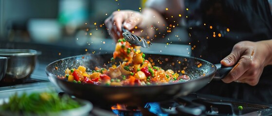 Chefs skills in a cooking contest