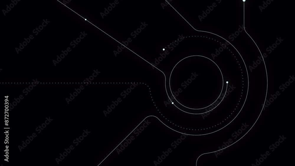 Poster PNG Alpha.Abstract digital dot line particle data background connecting technology concept.