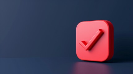 3D emergency icon with negative selection button for incorrect, valid, selection, issue, and unsuccessful on app.